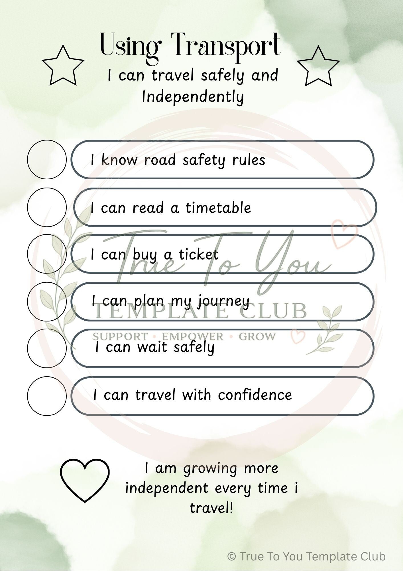 Using Transport - Independently