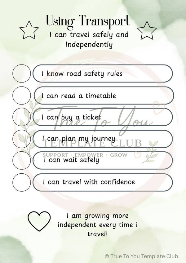 Using Transport - Independently