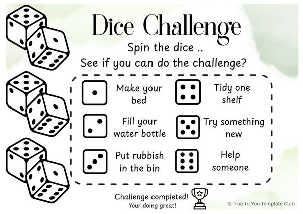 Independence game - Dice Challenge