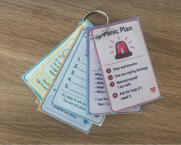 Keyring Mini’s - Anxiety Relief Support Cards