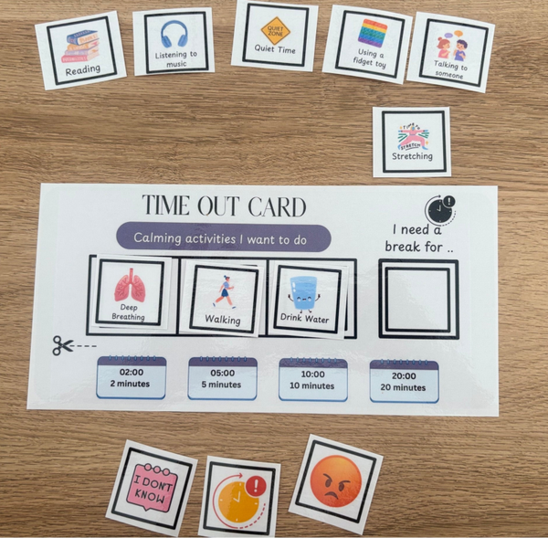 Time Out Card & Calming Bundle