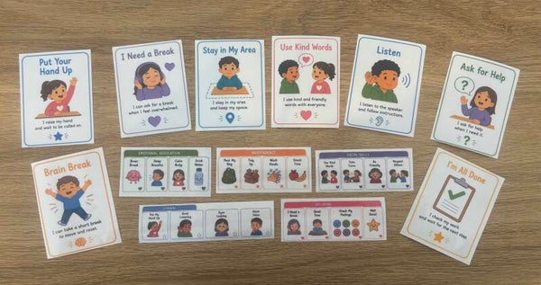 Classroom Desk Prompt Cards