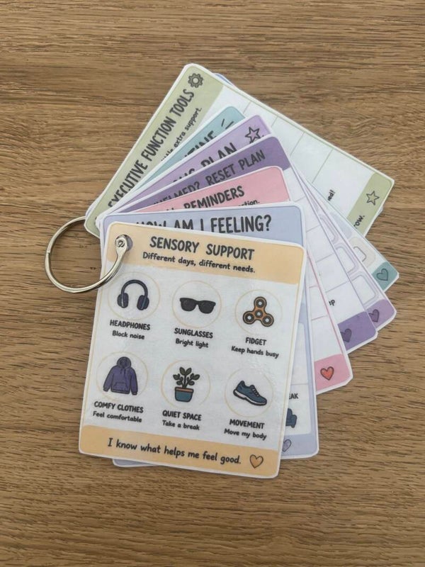 Keyring Mini’s - Executive Function Support Prompt Cards