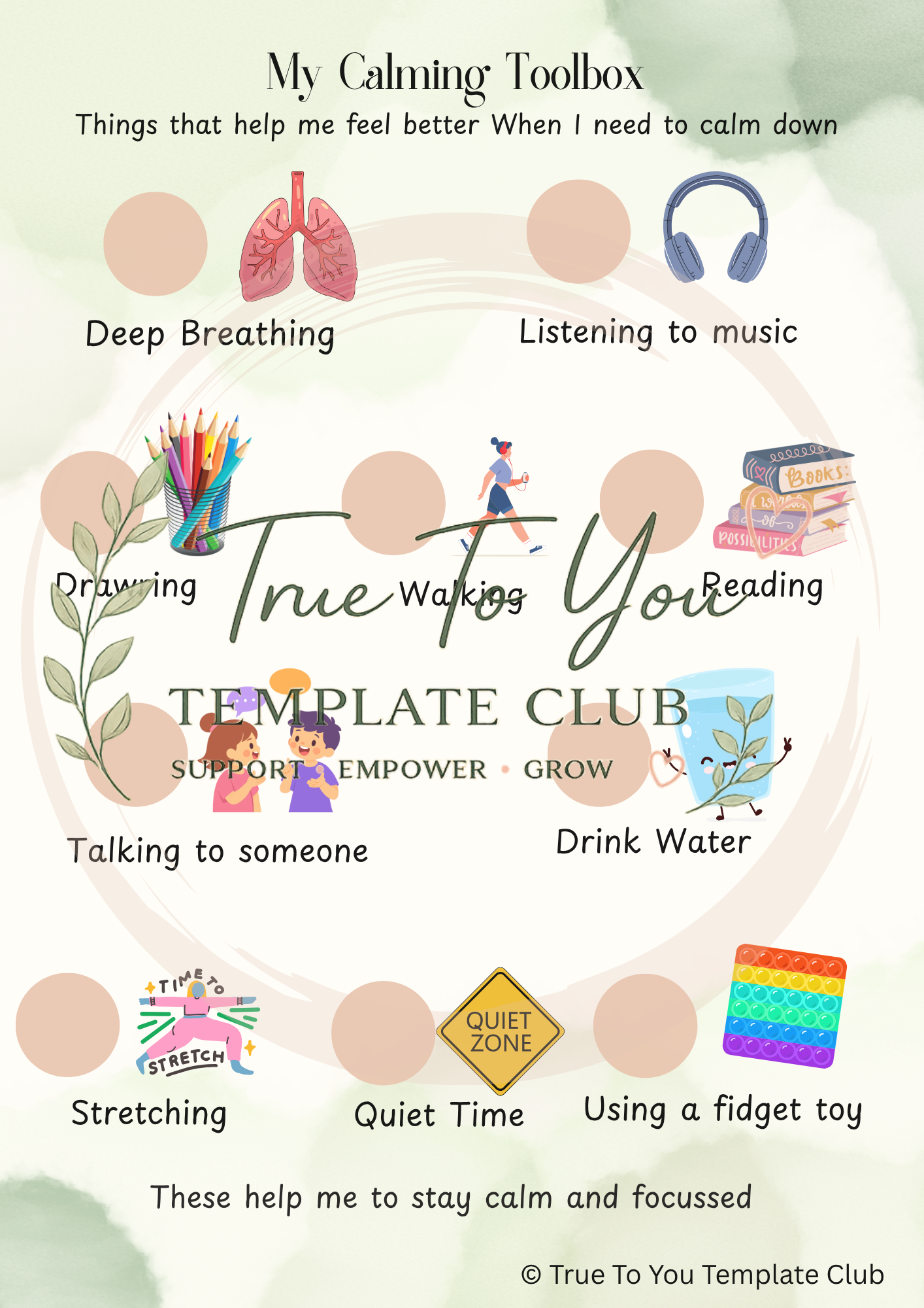 My calming toolbox