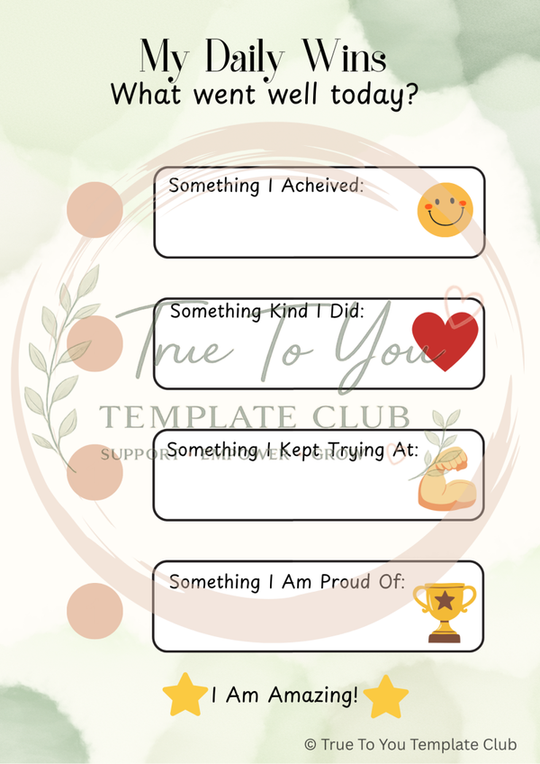 My daily Wins