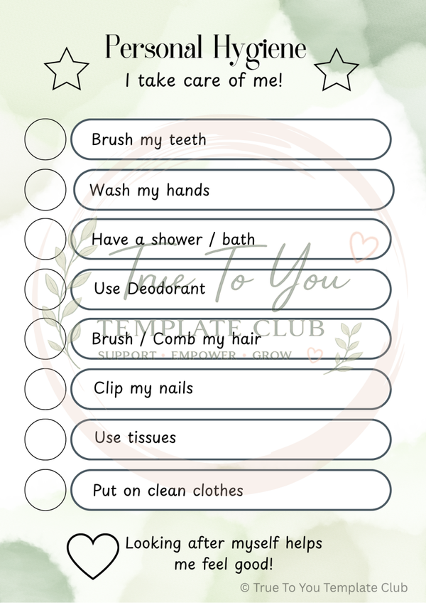 Visual Checklist: Personal Hygiene