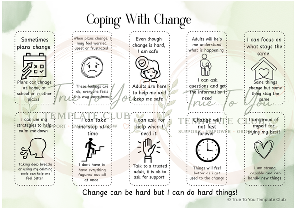 Social Story: Coping with change