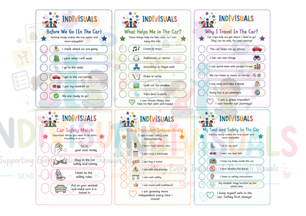 Travel and Transport FULL BUNDLE COLOUR  - Laminated