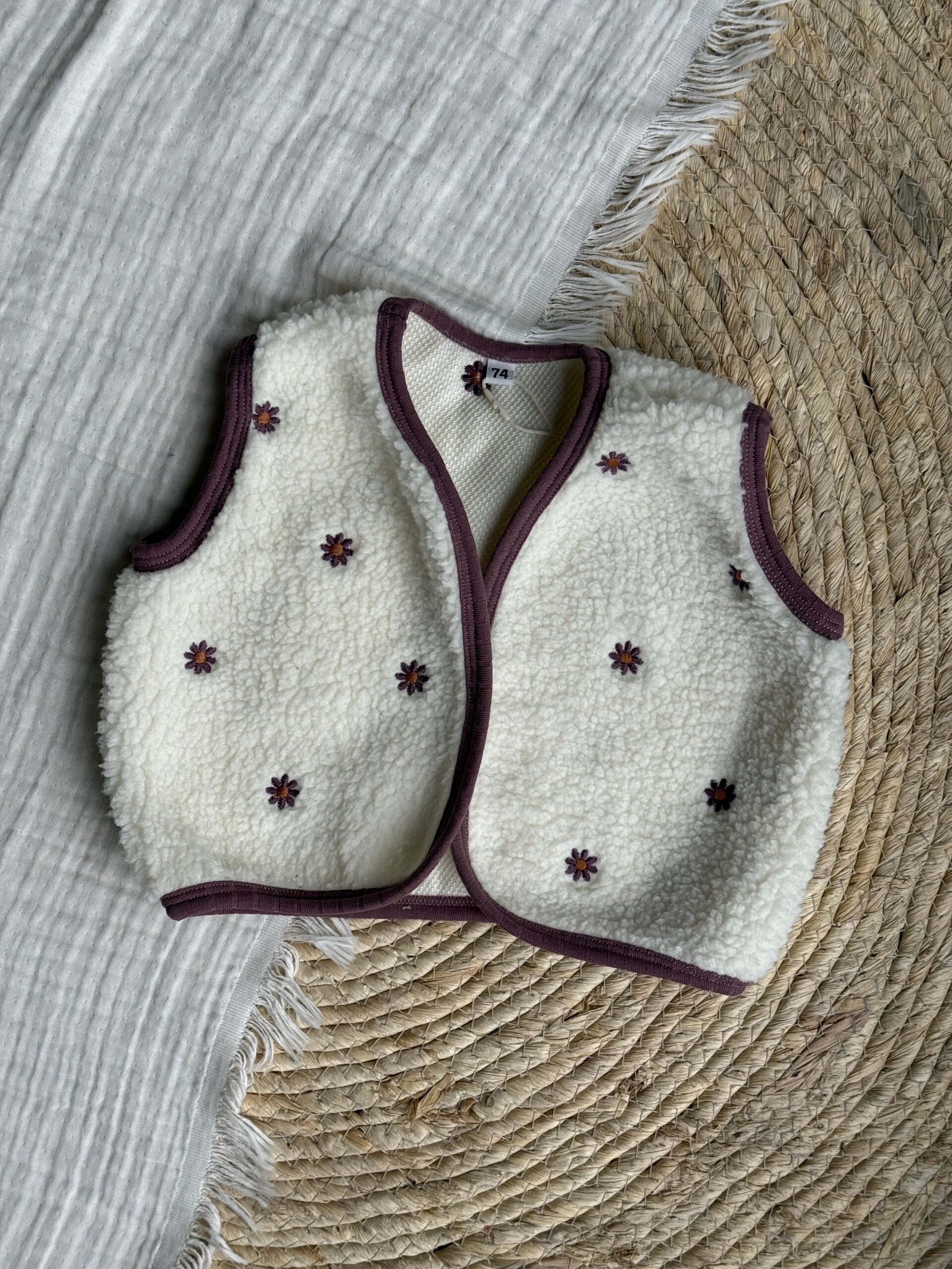 Gilet Teddy Flower