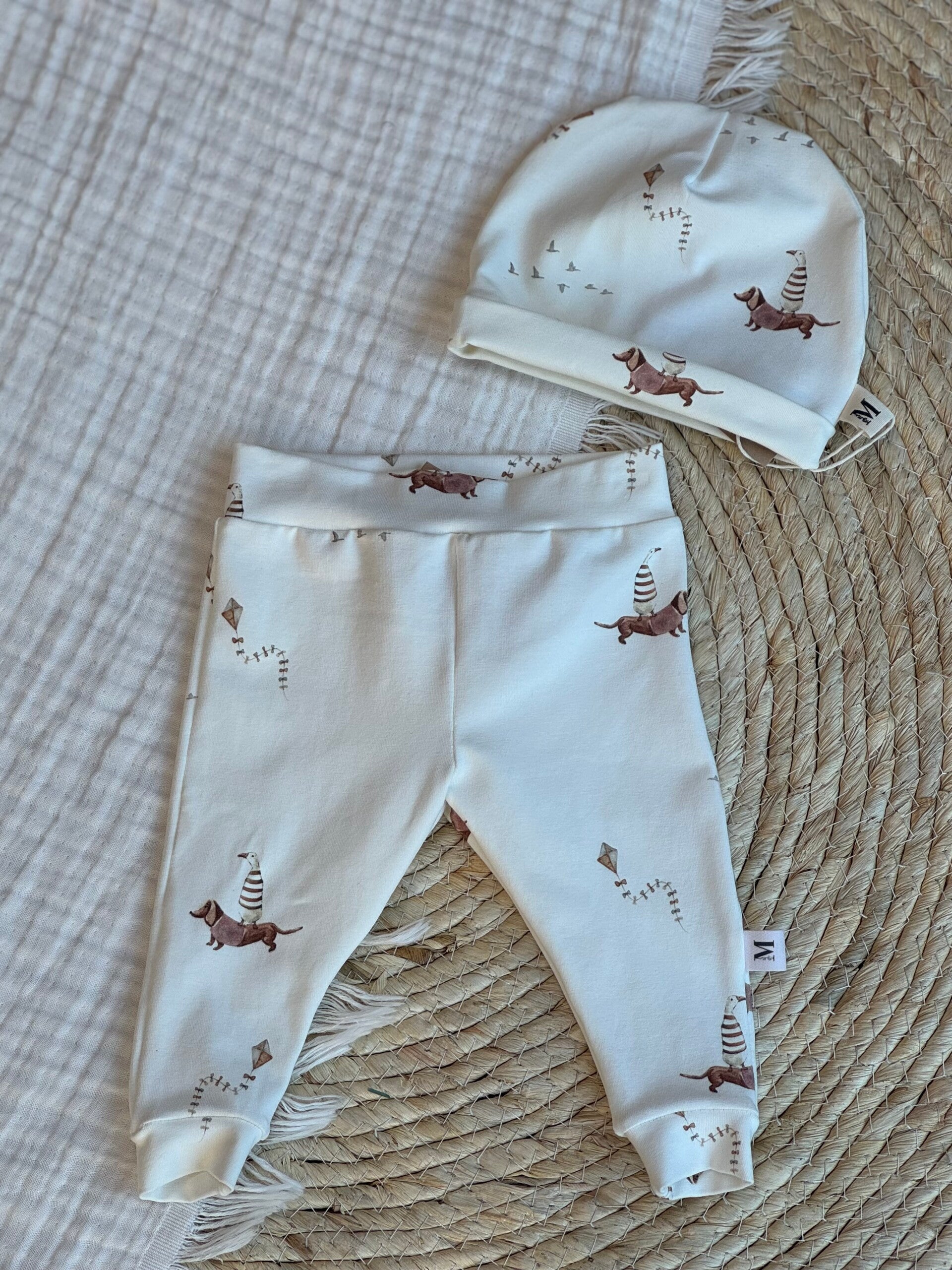 Teckel Met Gans Pink