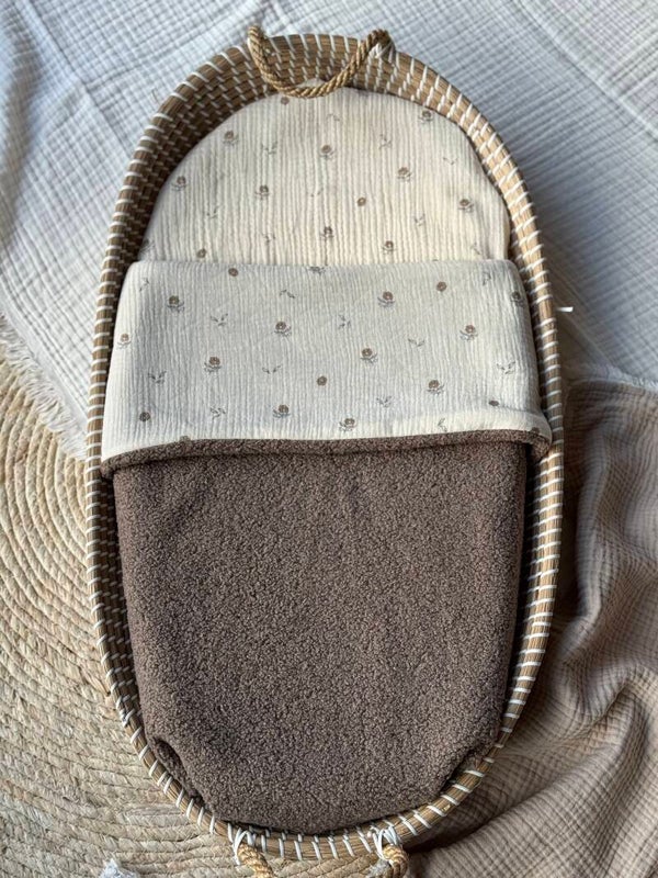 Wiegdeken Taupe Sunflower Bronze