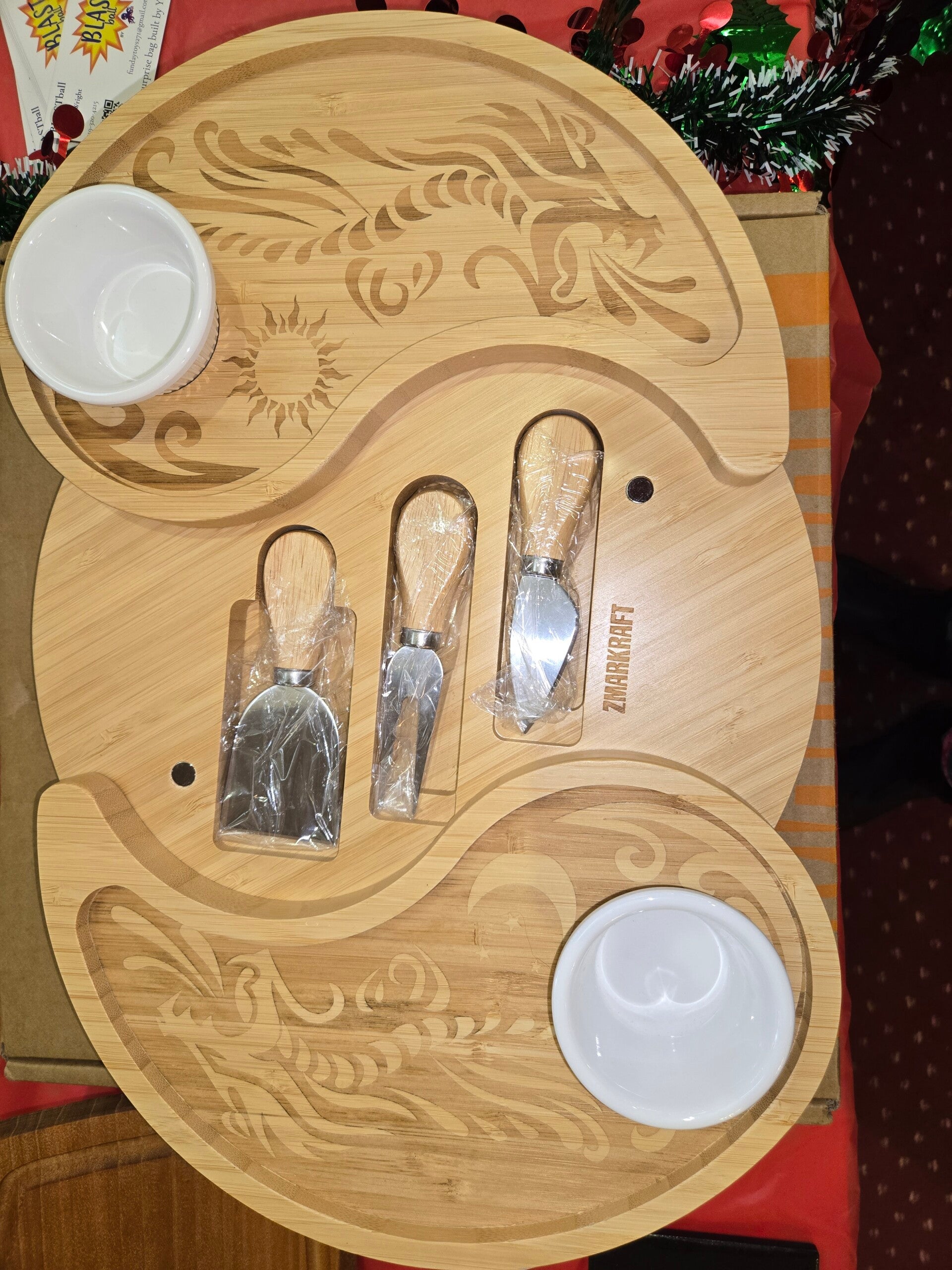 Ying Yang Dragon Charcuterie board