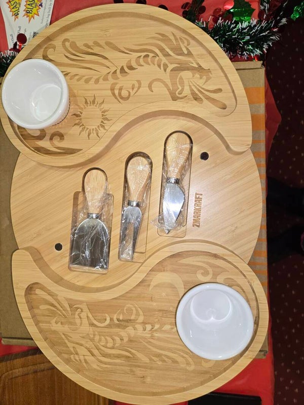 Ying Yang Dragon Charcuterie board