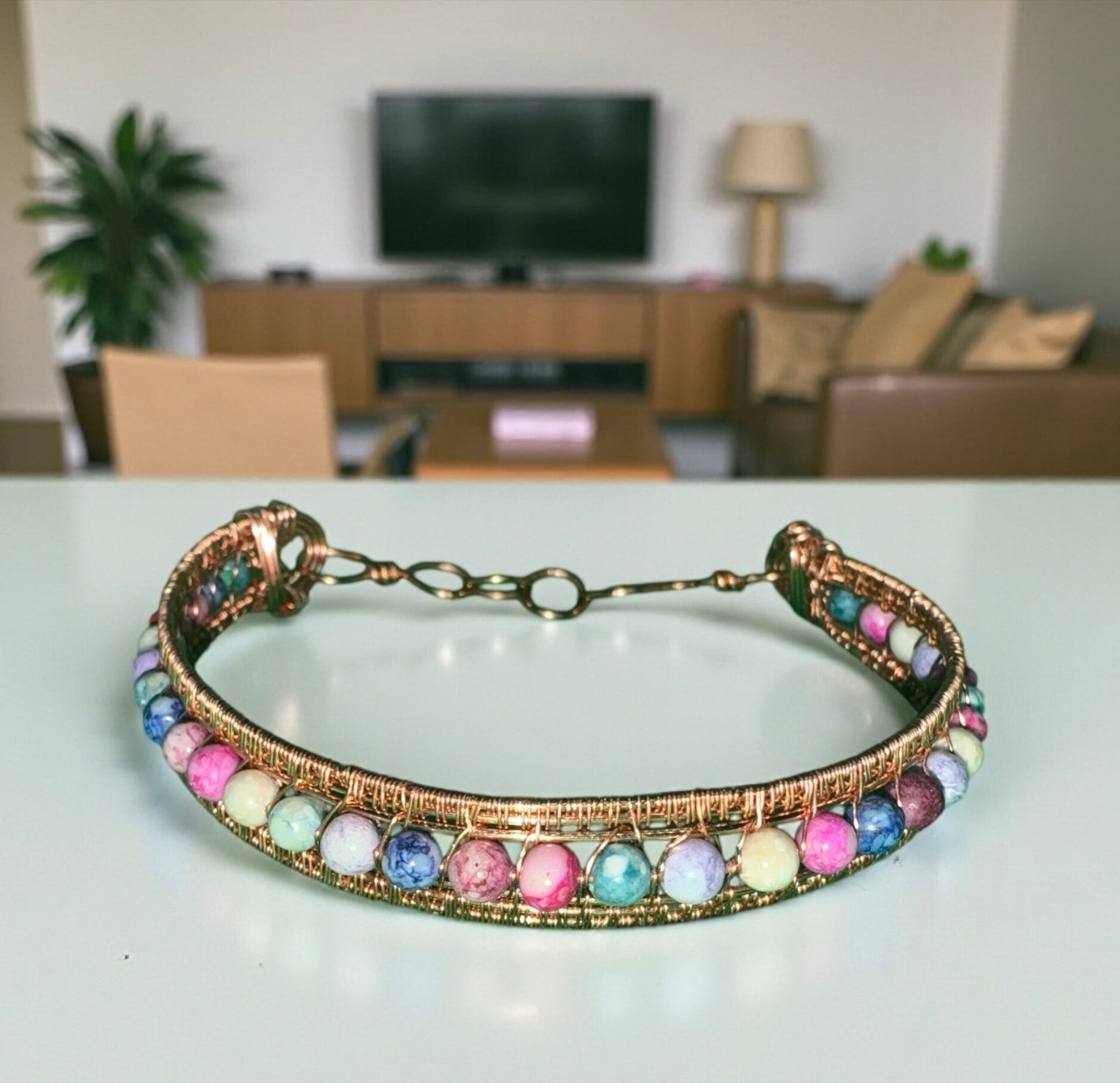 Dragon Vein Agate Bracelet