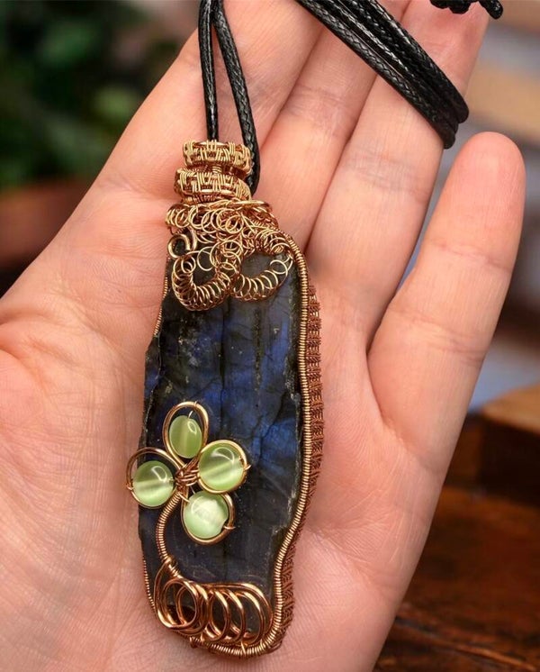 Blue Labradorite Pendant