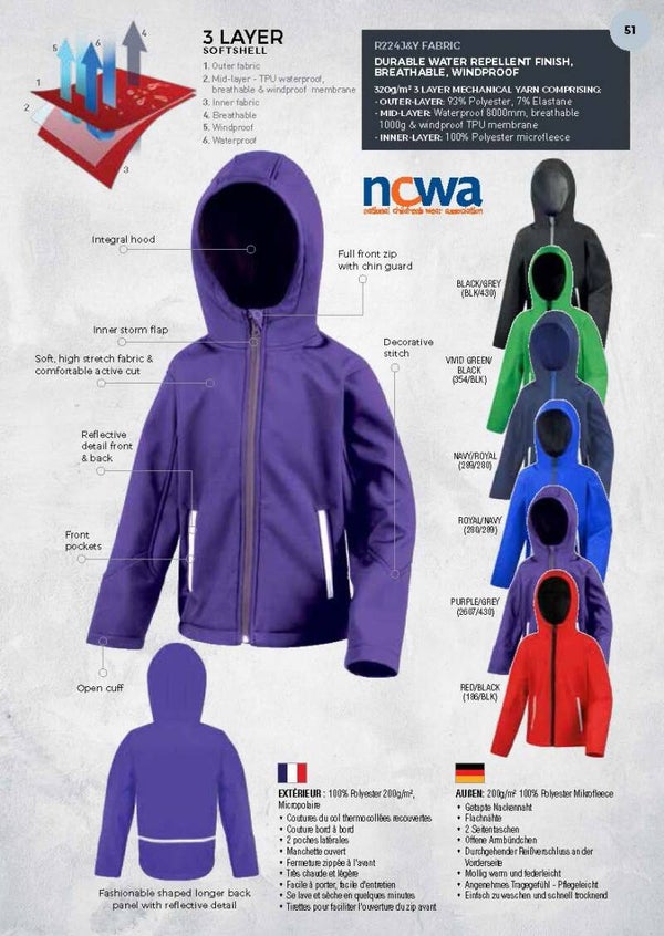 SOFTSHELL CORTINA