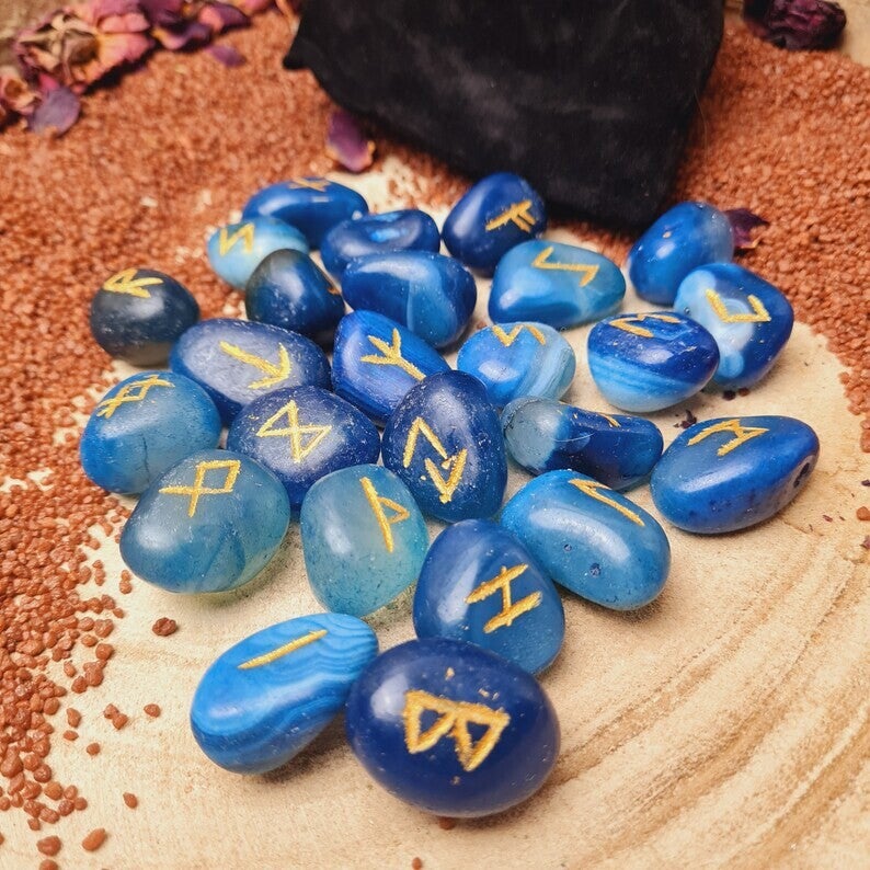 Runes en Onyx bleu