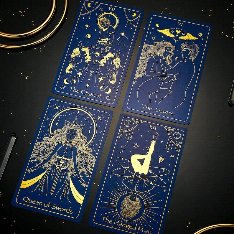 Jeux Tarot Bleu