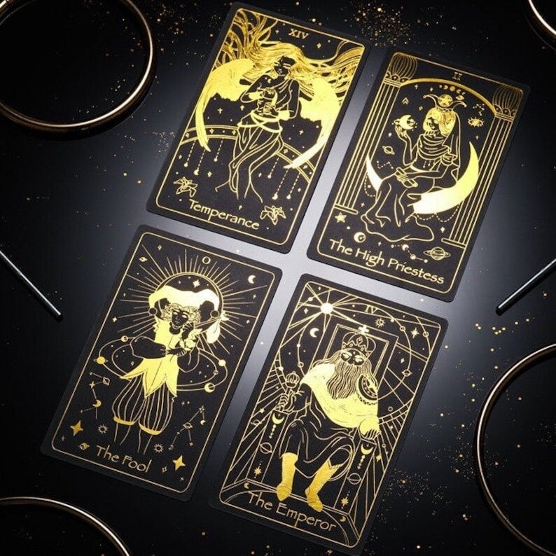 Jeux de tarot noir