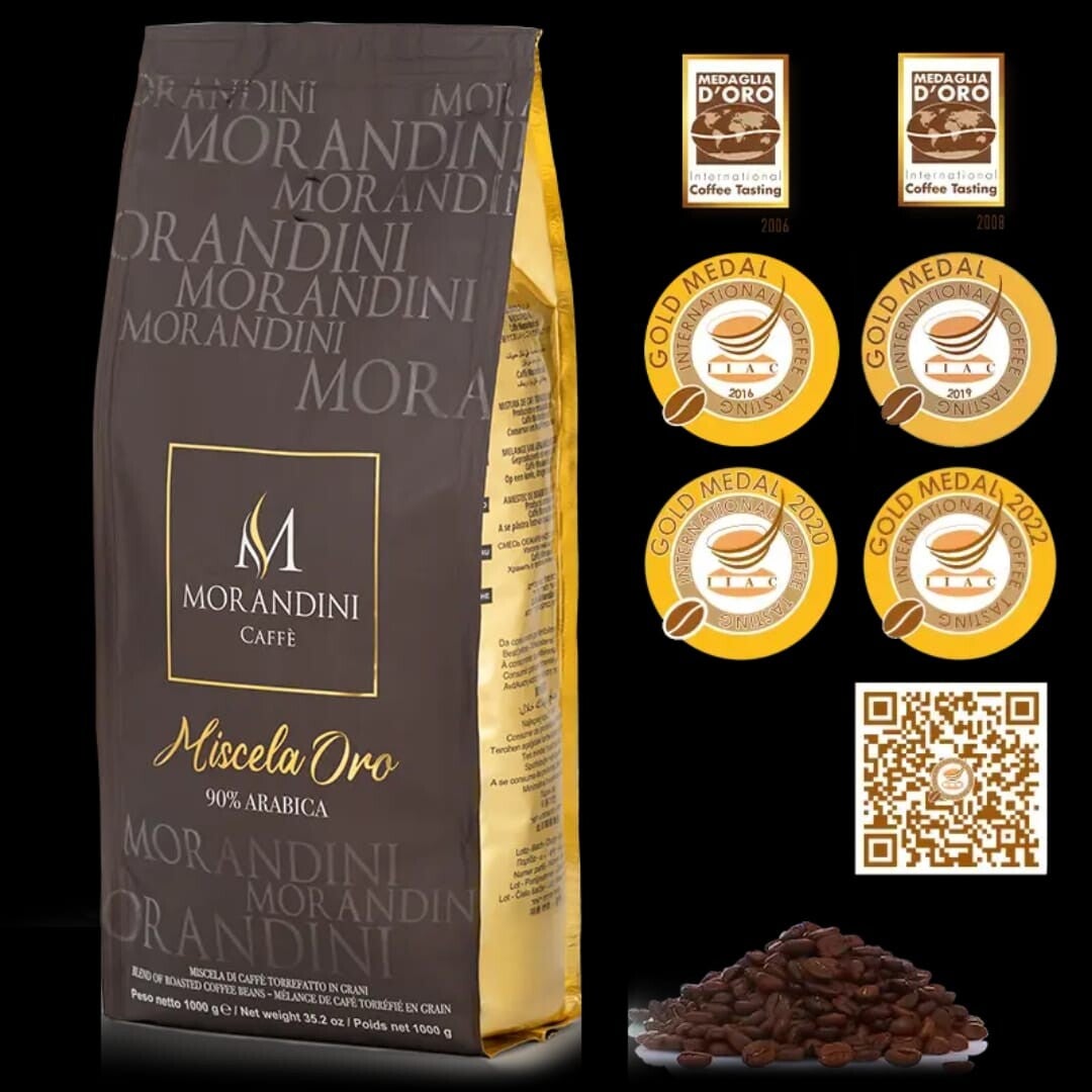 CAFE EN GRAINS MORANDINI MISCELLA ORO