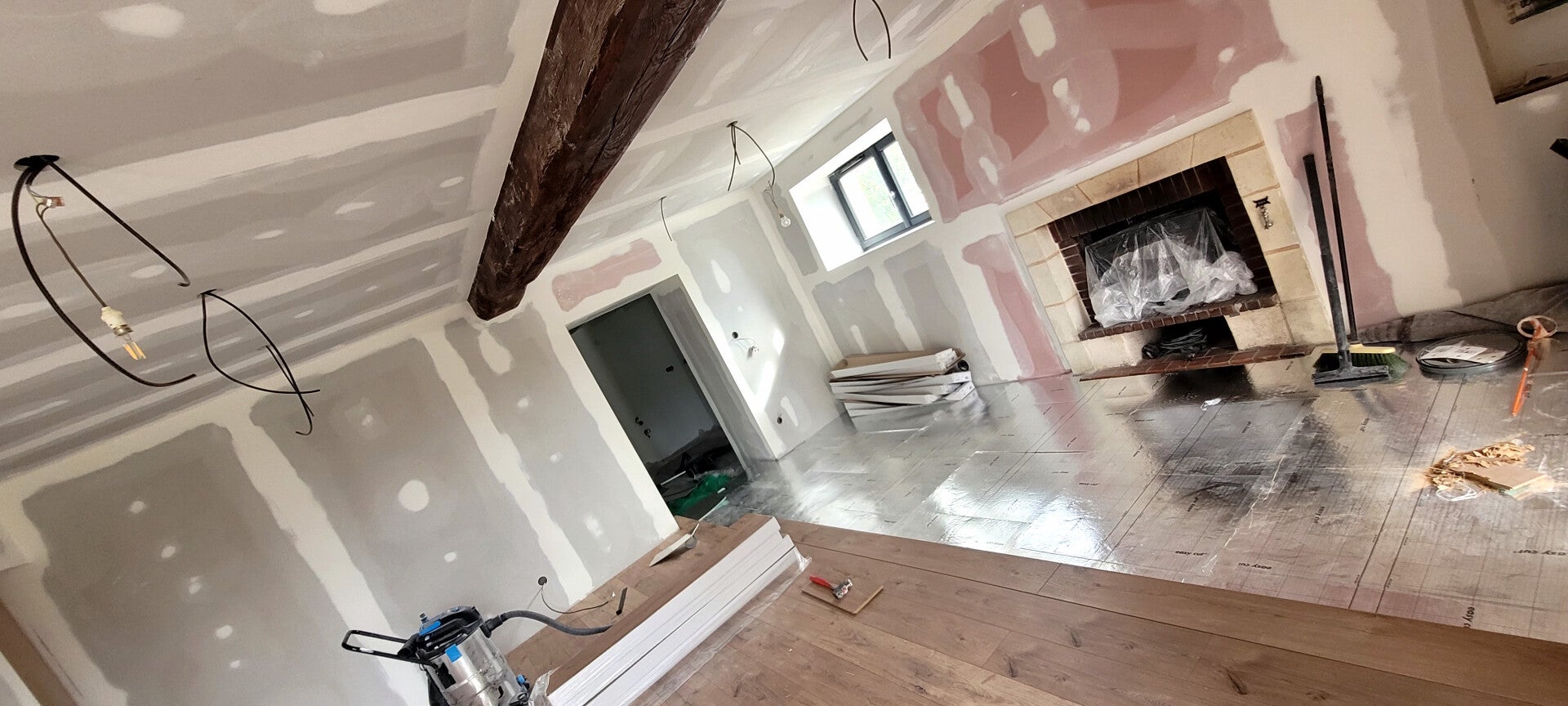placo démoussage toiture  à la Chapelle sur Loire