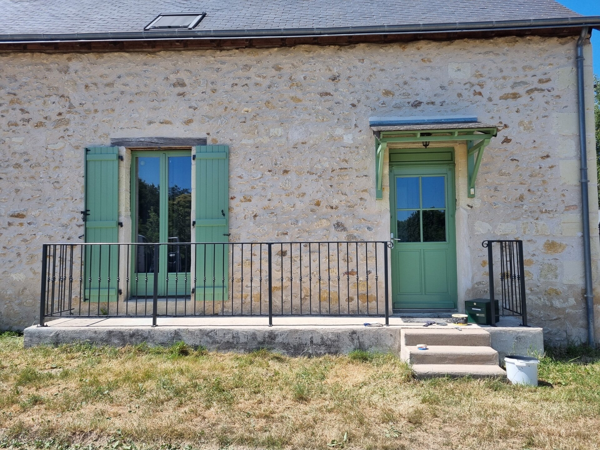 Peinture volets et grilles à Langeais 