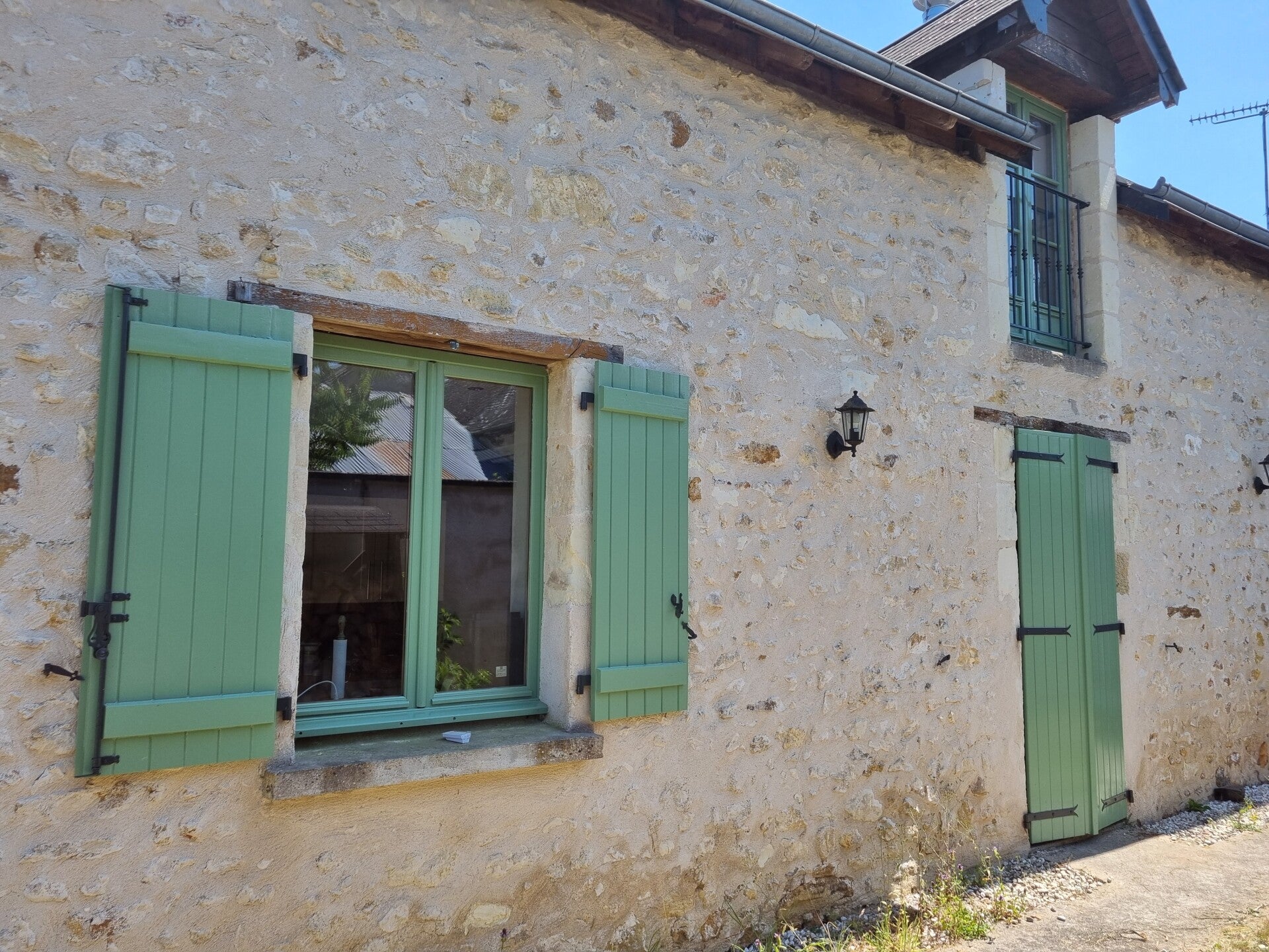 Peinture volets et grilles à Langeais