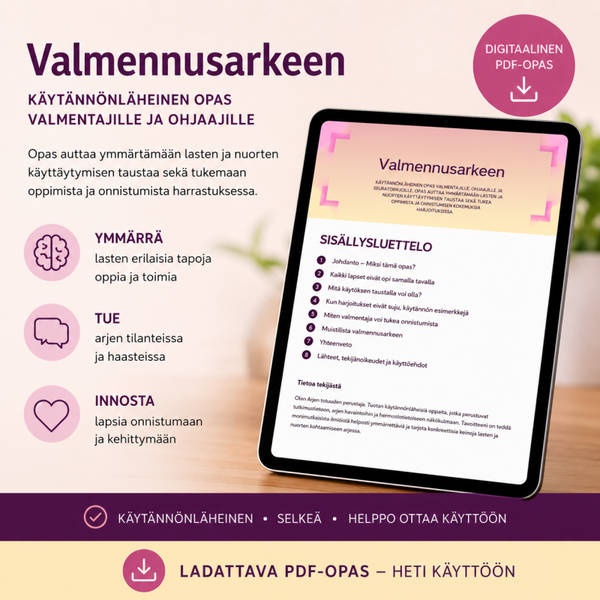 Valmennusarkeen - opas valmentajille ja ohjaajille (yksityislisenssi)