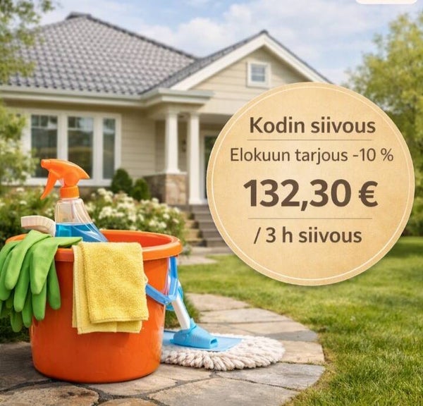 Kodin kertasiivous 3h