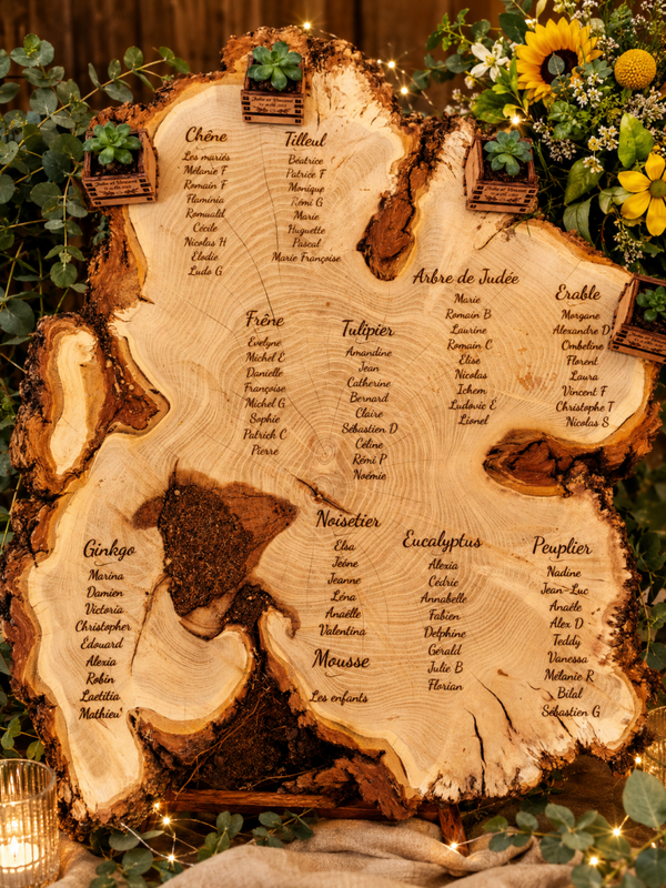plan de table sur mesure