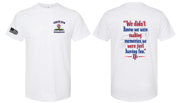 White Moisture Wicking Polyester Tshirt