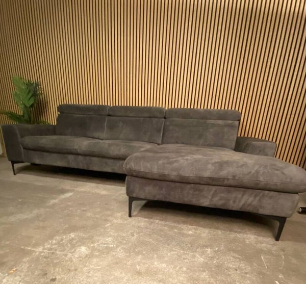 GROENE VELVET HOEKBANK