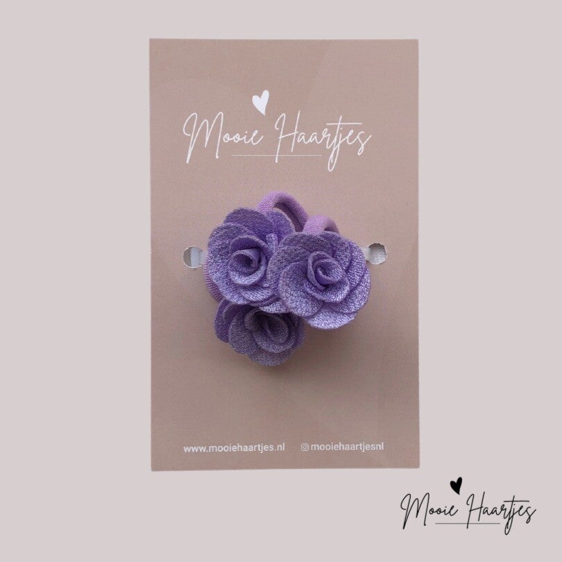 Elastiekjes klein | Roos lila