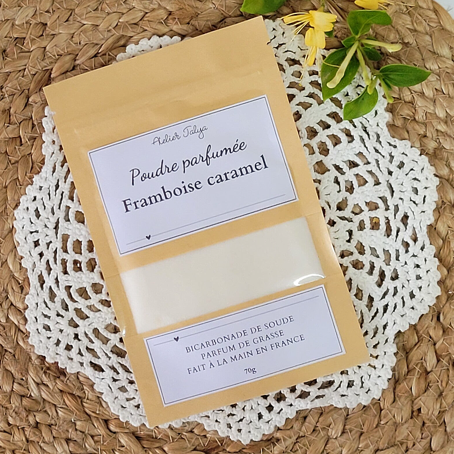 Poudre parfumée | Framboise caramel