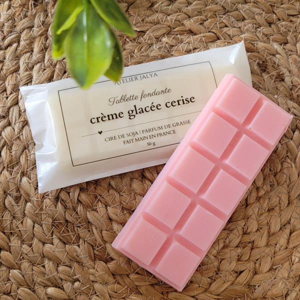 Tablette fondante | Crème glacée cerise
