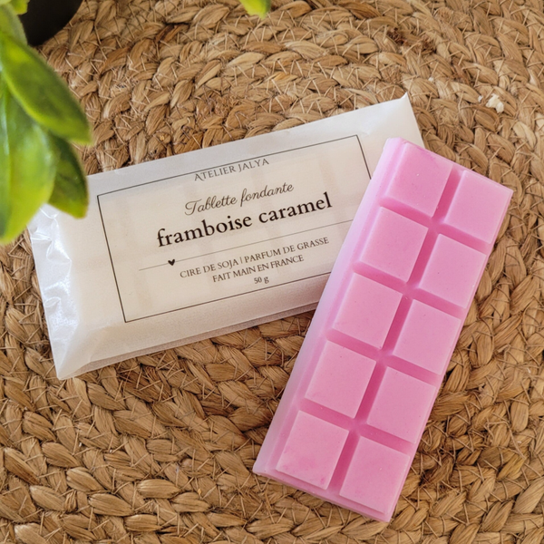 Tablette fondante | Framboise caramel