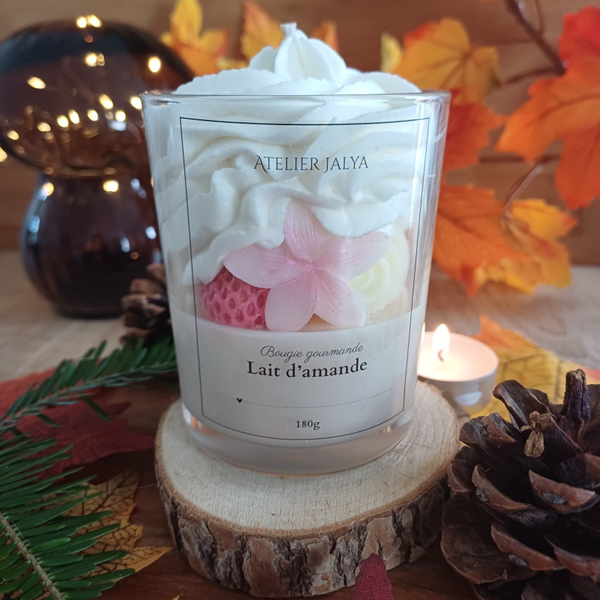 Bougie gourmande | Lait d'amande