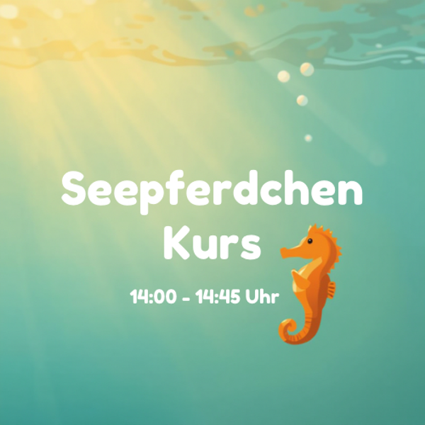 Seepferdchen - Kurs (Voraussetzung ab 5 Jahren, ohne Vorerfahrung)