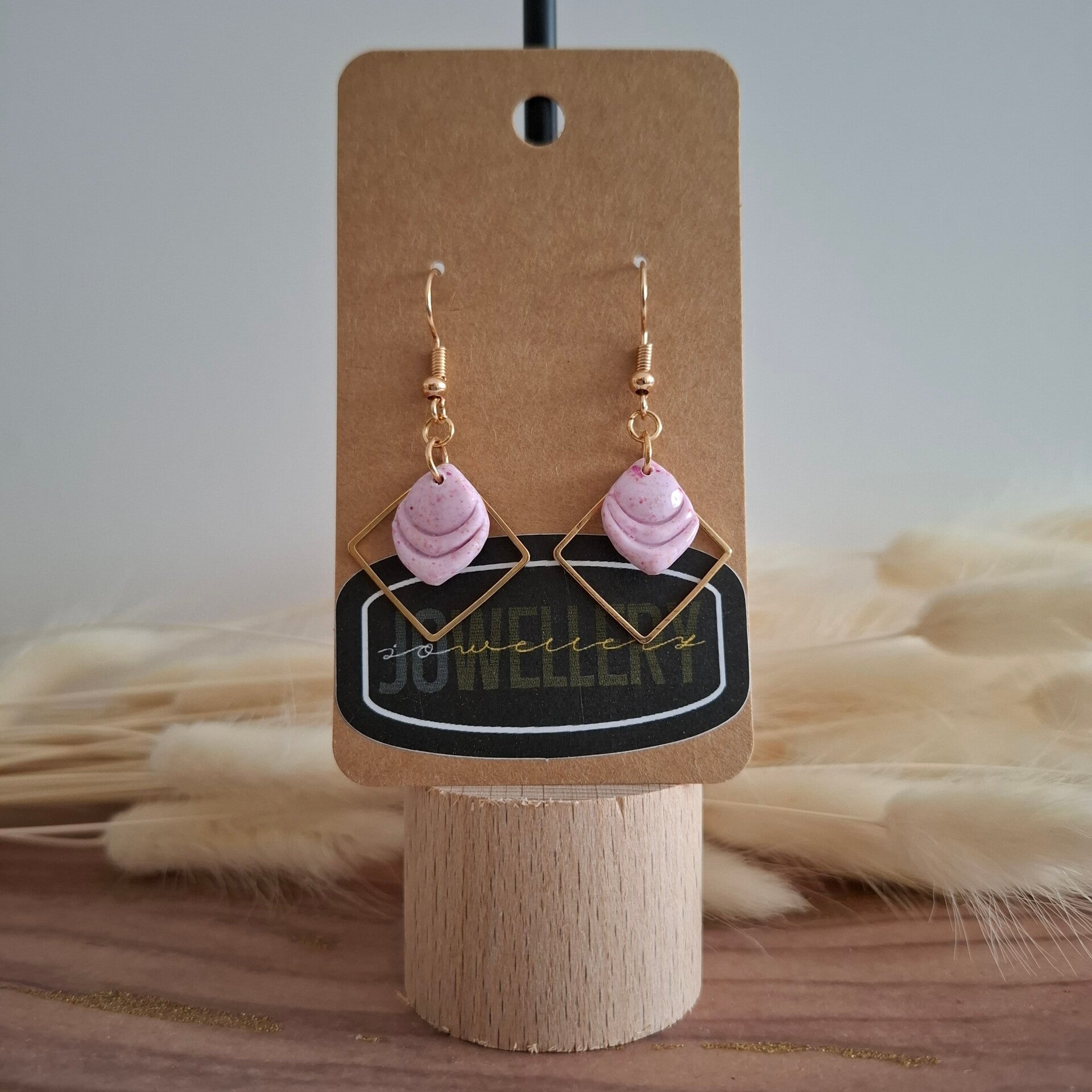 Rosy Whispers - Ronde ruiten