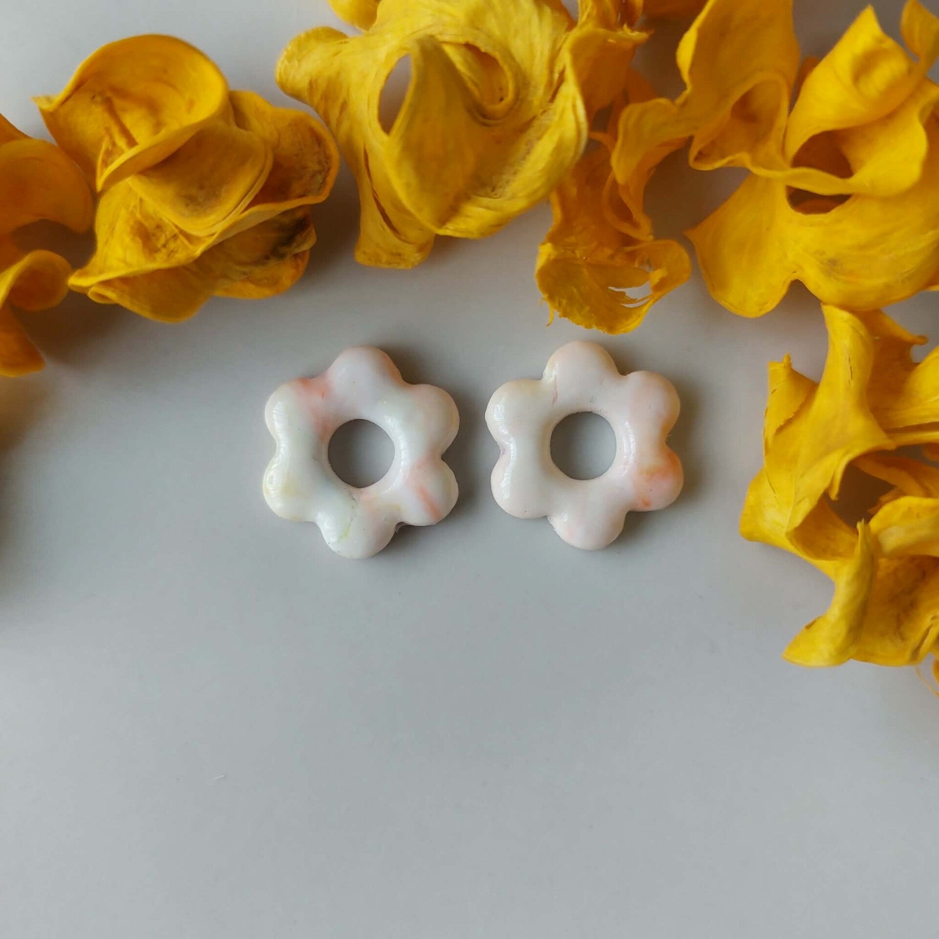 Bloemen - Wit-roos-lichtgroen