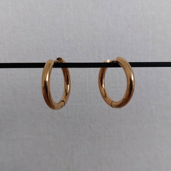 Oorbellen - Gouden ringen (2cm)