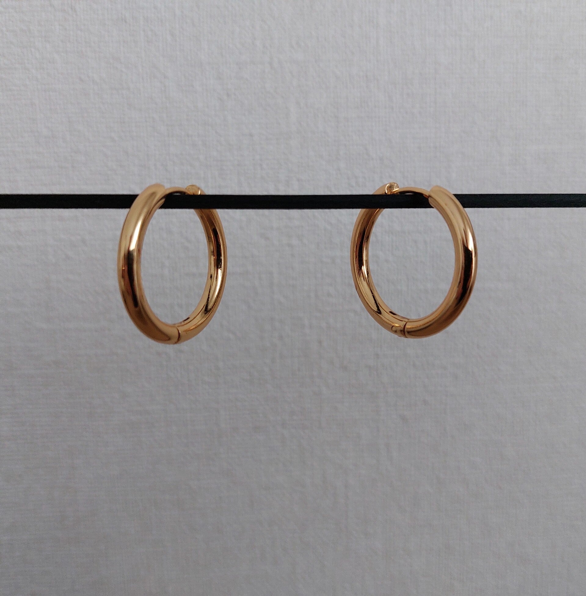 Oorbellen - Gouden ringen (2.5cm)
