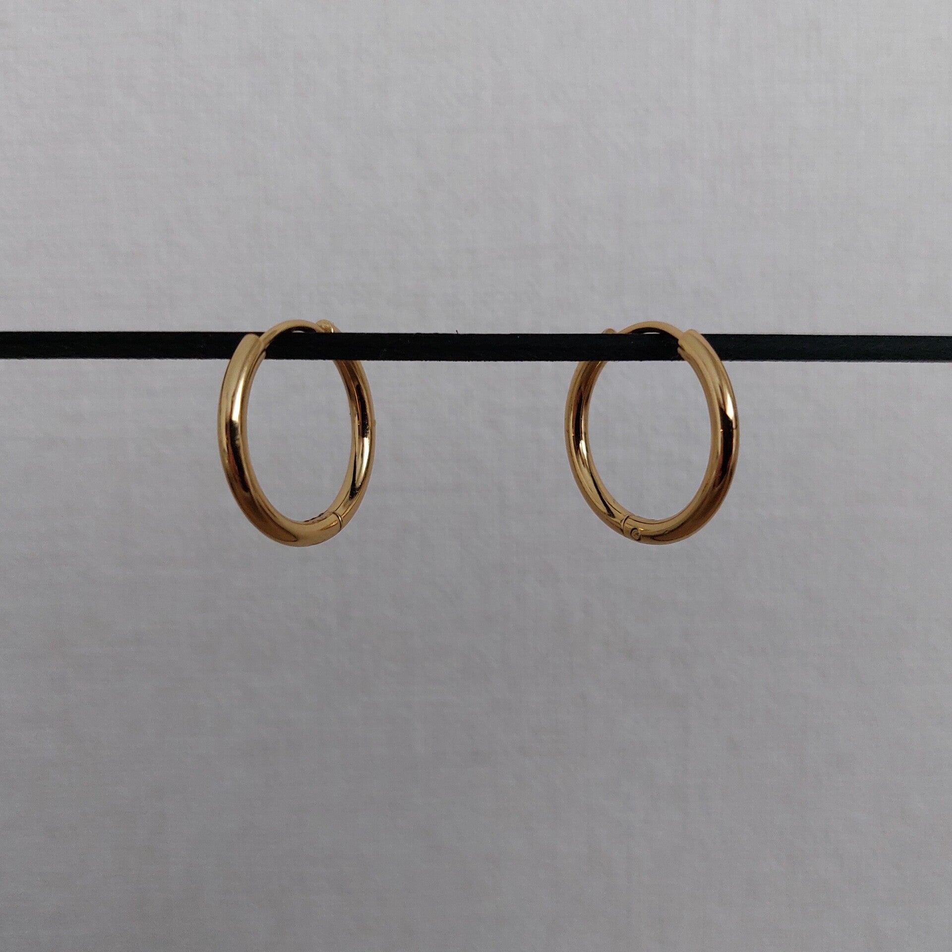 Oorbellen - Gouden ringen (1.8cm, dun)