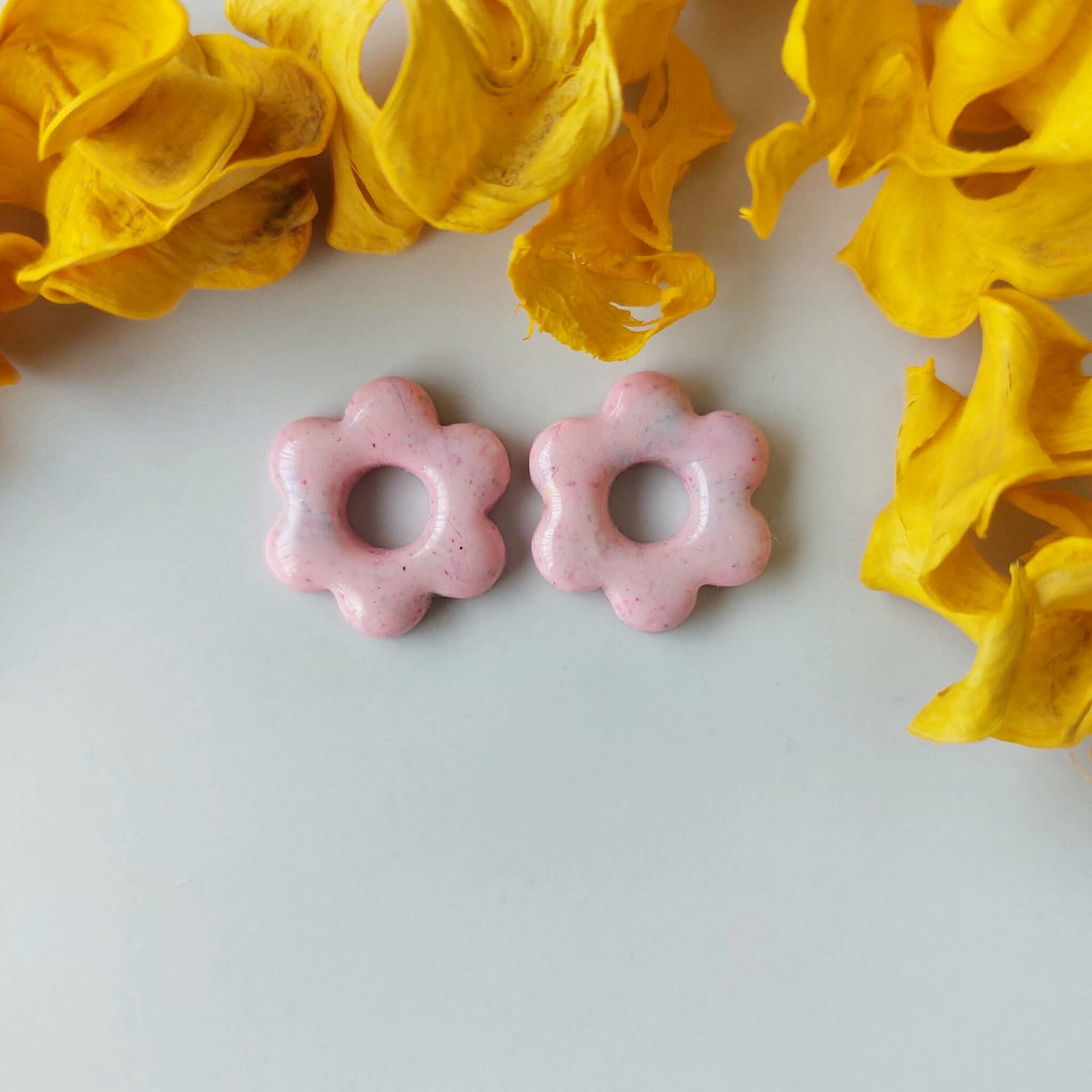 Bloemen - Lichtroos met glitter