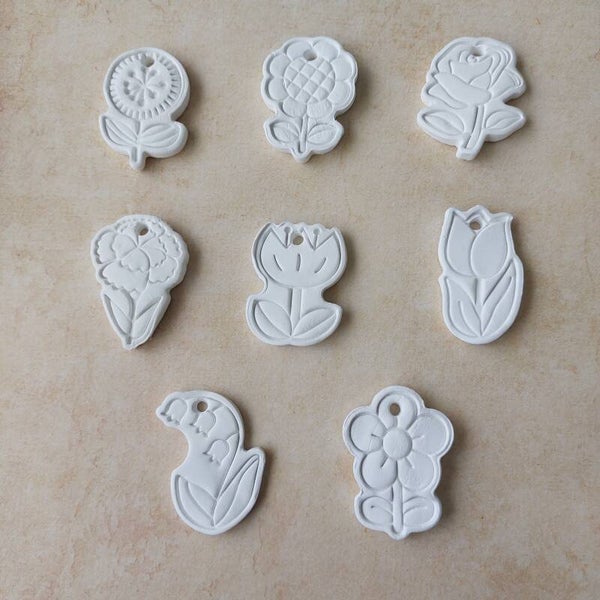 Kleifiguren - Bloemen set 2