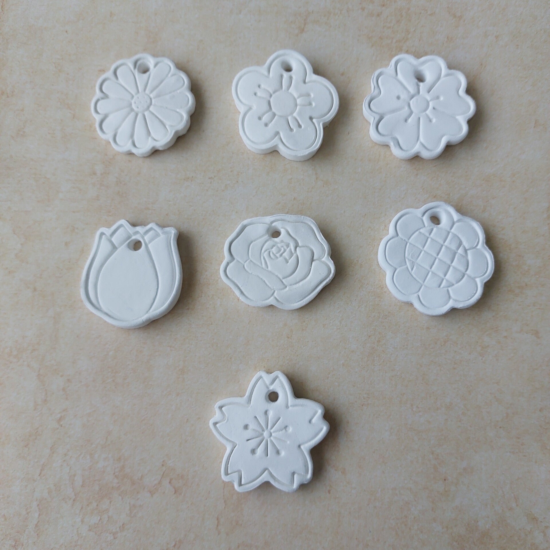 Kleifiguren - Bloemen set 1