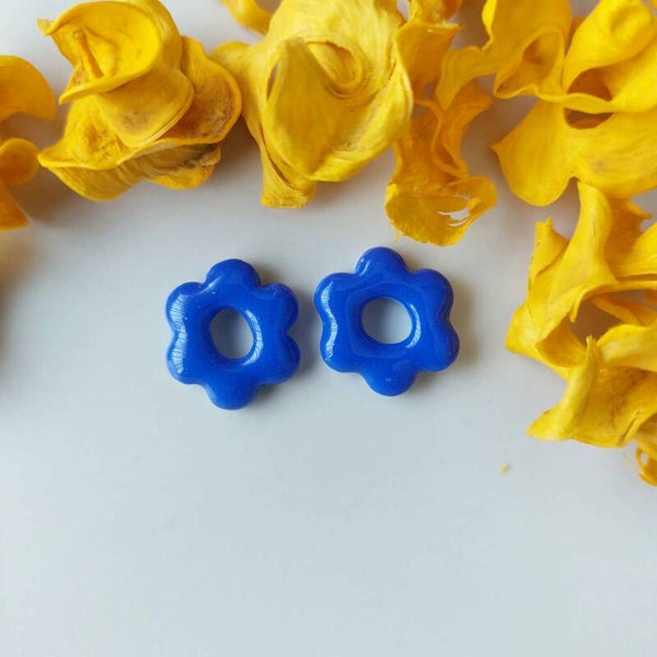 Bloemen - Felblauw