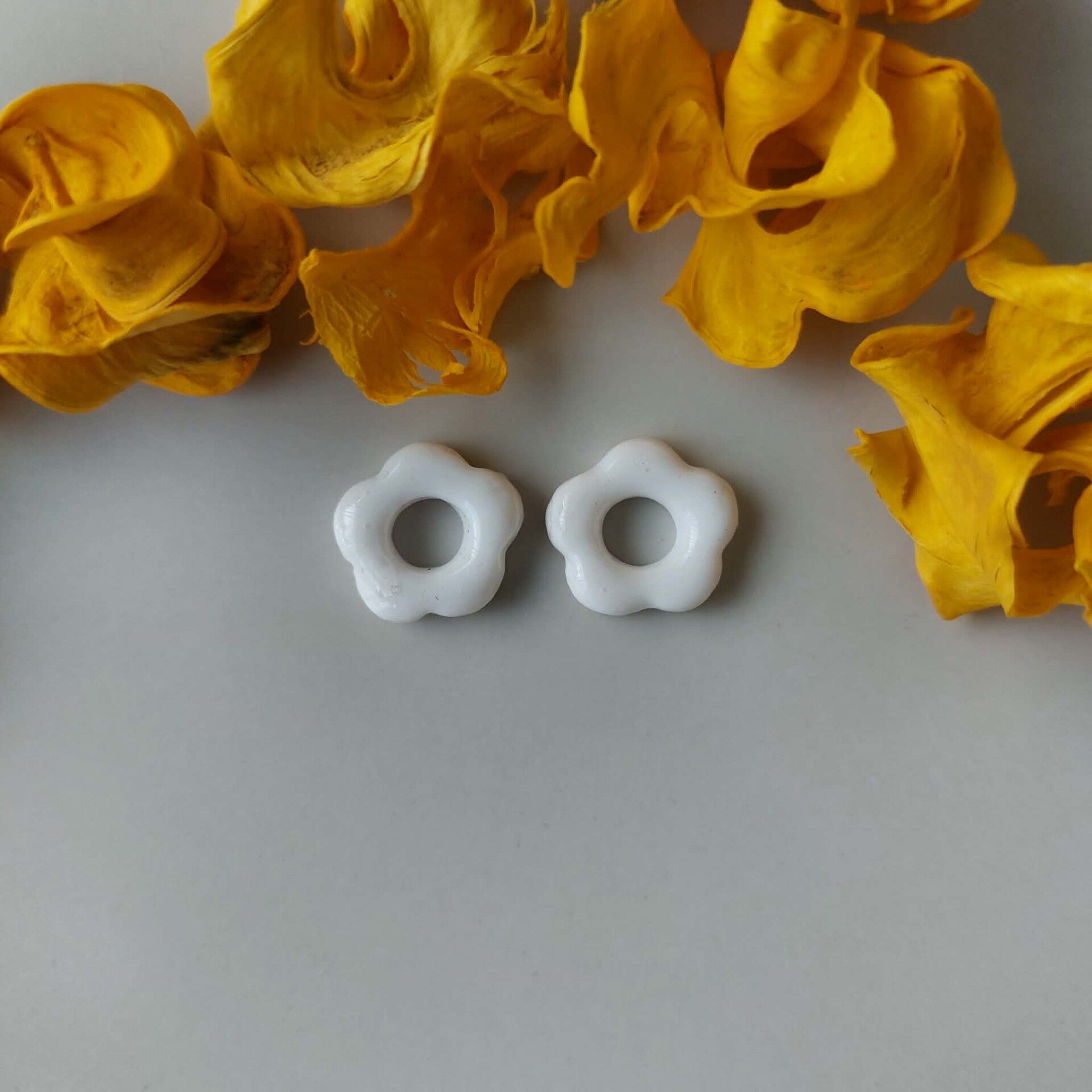 Minibloemen - Wit