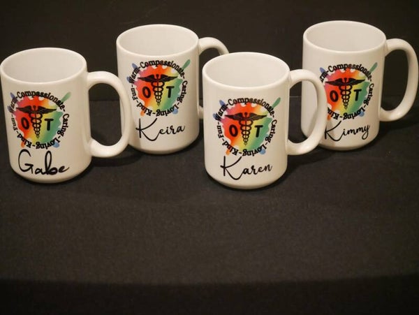 11 oz. Traditional Ceramic Custom Mugs