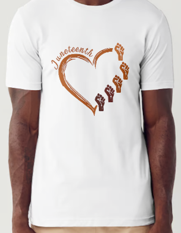 T-Shirt: Juneteenth Heart (Copy)